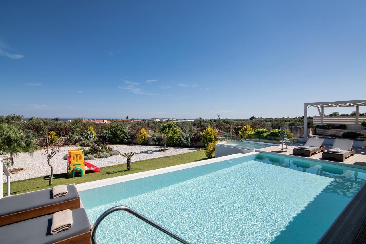 Alba Bianca Villa, Family Retreat With Heated Pool By Thinkvilla Херсониссос Экстерьер фото